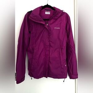 Columbia waterproof jacket omni-tech magenta USS